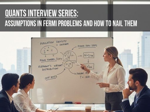 ‘Quants Interview Series’: Assumptions in Fermi Problems (And How to Nail Them)